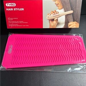 TYMO Pink Hair Styler with Heat-Resistant Mat